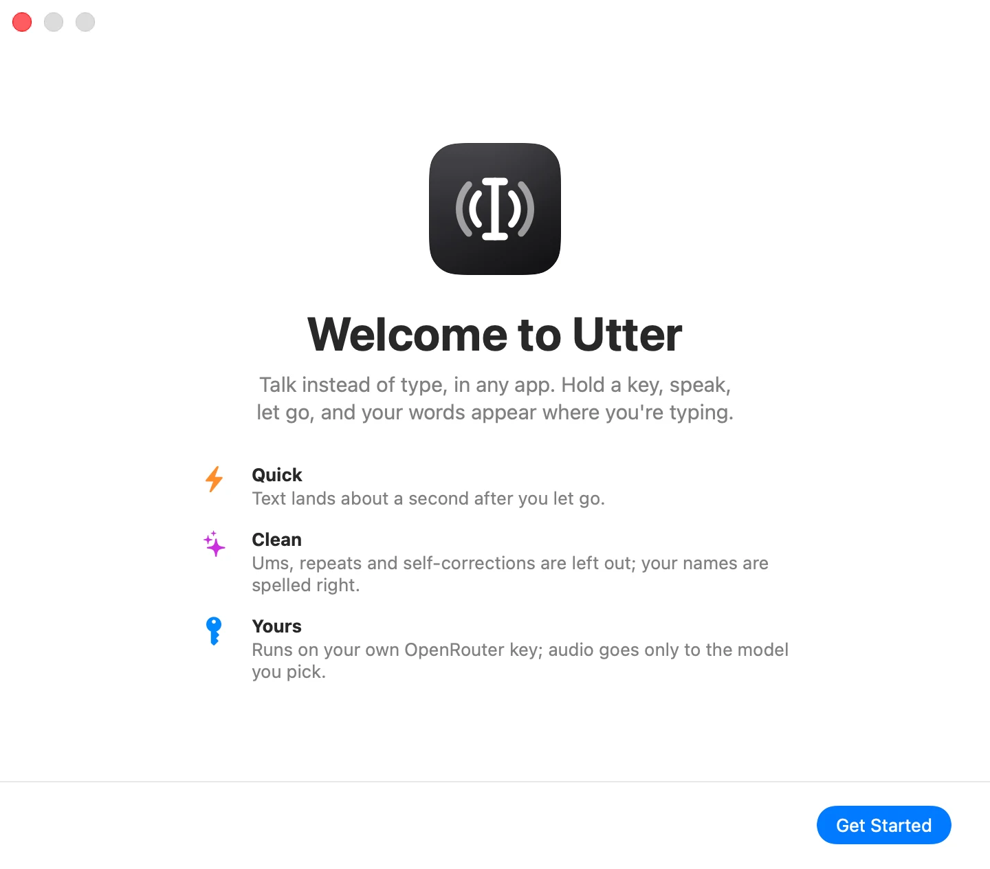 Welcome to Utter